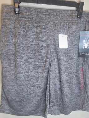 Spyder Boy's Gray Heather Athletic Shorts- Sz M 10-12